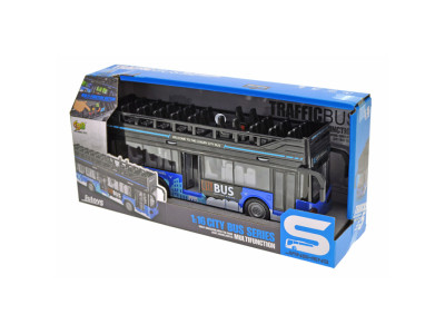 Автобус інерційний озвучений зі світлом в коробці р.33*95*155см JS122 Автобус інерційний озвучений зі світлом в коробці р.33*95*155см JS122