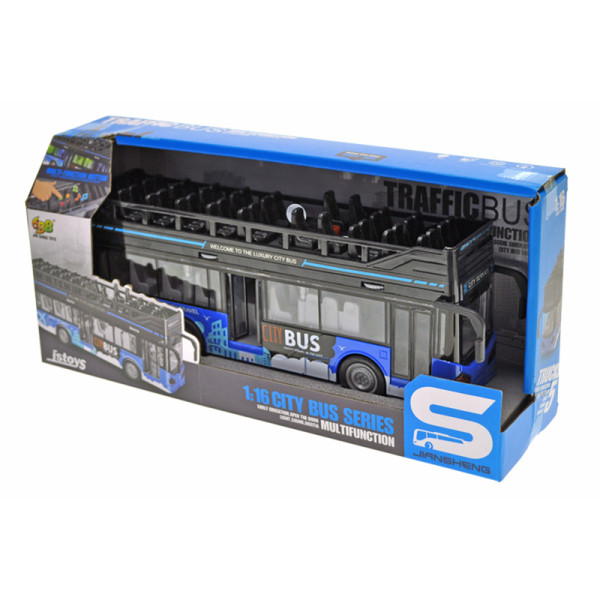 Автобус інерційний озвучений зі світлом в коробці р.33*95*155см JS122 Автобус інерційний озвучений зі світлом в коробці р.33*95*155см JS122