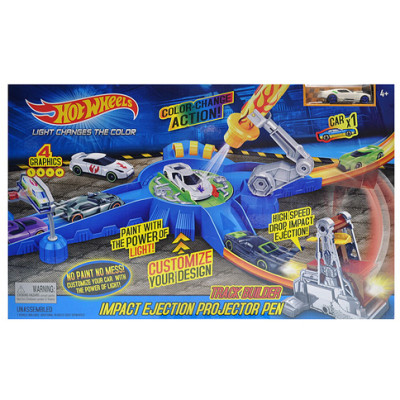 Трек-запуск "Hot Wheel" світло машина змінює колір 7902