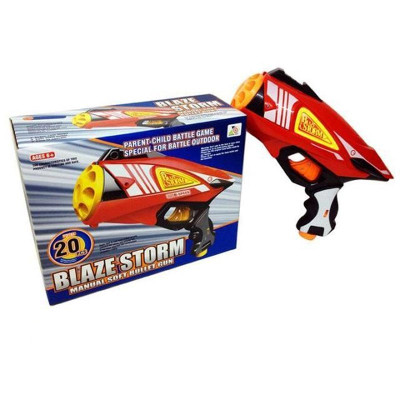 Пістолет іграшковий стріляє м'якими набоями 7038 Пістолет іграшковий стріляє м'якими набоями 7038