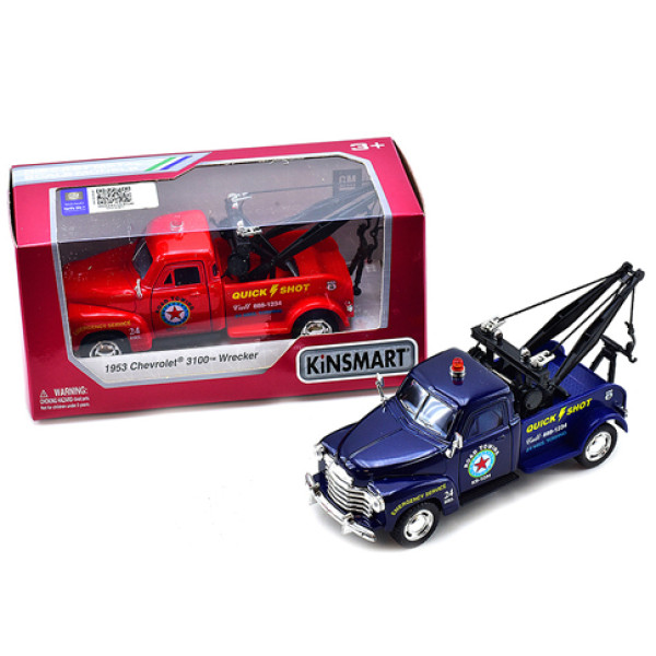Евакуатор "CHEVROLET 3100 WRECKER" метал (відчиняються двері) KT5033W Евакуатор "CHEVROLET 3100 WRECKER" метал (відчиняються двері) KT5033W