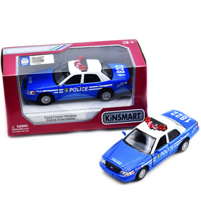 Машина Kinsmart "Ford Crown Victoria POLICE Blue" KT5342AW