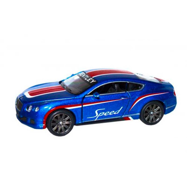 Модель легкова 5" 2012 Bentley Continental GT Speed металева KT5369FW_Blue