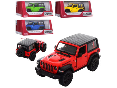 Модель Джип Вранглер металева інерційна з дверцятами що відчиняються KT5412WB