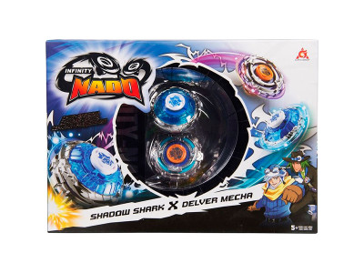 Дзиґа Aulder Infinity Nado серія Спліт Shadow Shark та Delver YW624602 Дзиґа Aulder Infinity Nado серія Спліт Shadow Shark та Delver YW624602