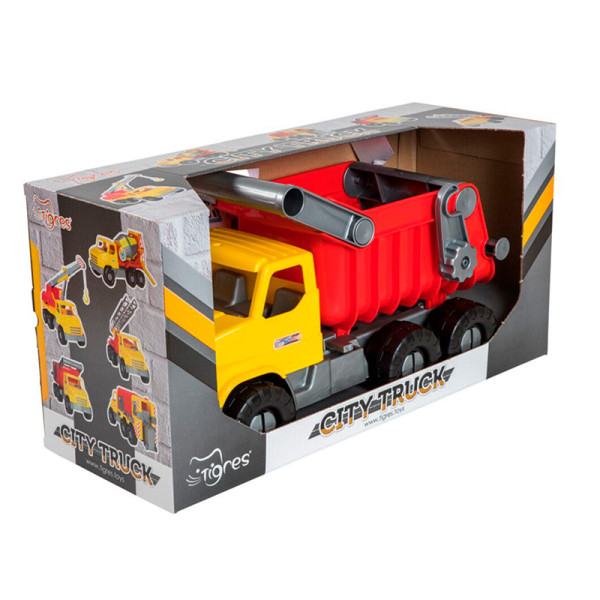 Авто "City Truck" самоскид в коробці 39368 Авто "City Truck" самоскид в коробці 39368