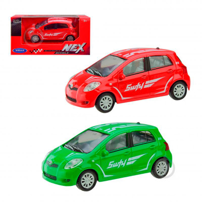 УЦІНКА Іграшка машина метал арт. 44003S-CW, TOYOTA YARIS 1:43, 2 кольор. у кор. 6* 44003S