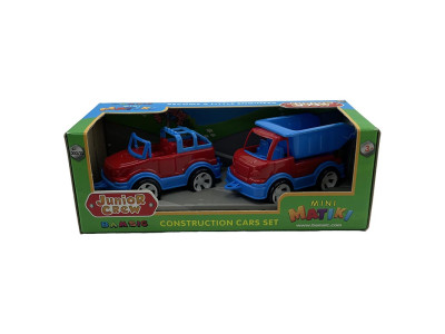 Mini Matiki коробка 2 позашляховик вантажівка Бамсик 002/13_Red-Blue
