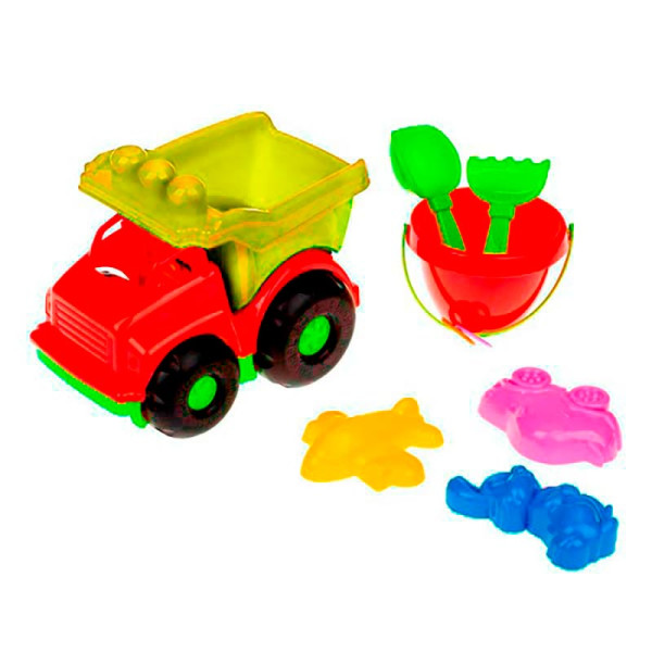 Машина "Тотошка" самоскид 0183_Red-Yellow Машина "Тотошка" самоскид 0183_Red-Yellow