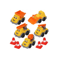 Набір будівельних машинок Технок Транспорт Міні пластикових 7693 Набір будівельних машинок Технок Транспорт Міні пластикових 7693