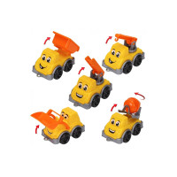 Набір будівельних машинок Технок Транспорт Міні пластикових 7693 Набір будівельних машинок Технок Транспорт Міні пластикових 7693