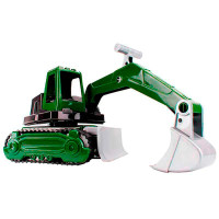 Іграшковий екскаватор ТехноК з рухомими деталями зелений 9208 Іграшковий екскаватор ТехноК з рухомими деталями зелений 9208