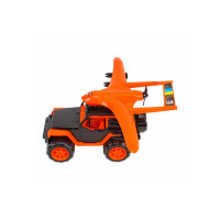 Ігровий набір ТехноК машинка з літаком чорно-помаранчеві пластикові 0853 Ігровий набір ТехноК машинка з літаком чорно-помаранчеві пластикові 0853