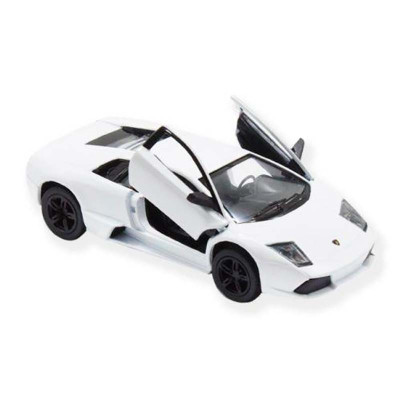 Модель легкова LAMBORGHINI MURCIELAGO інерційна металева KT5317W_White