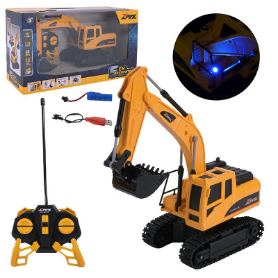 Екскаватор на радіокеуванні зі світлом на акумуляторі Z6829A Екскаватор на радіокеуванні зі світлом на акумуляторі Z6829A