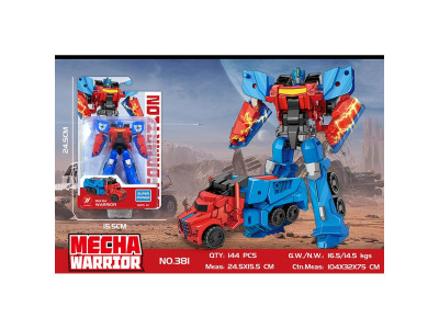 Робот трансформер червоно-синій 381