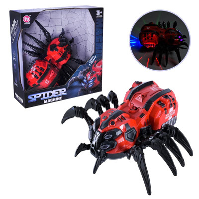 Павук музичний зі світлом HJ918K_Red