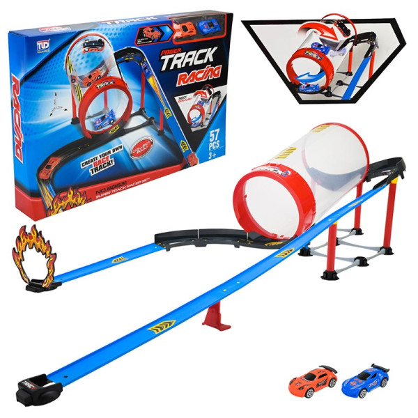 Автотрек з циліндром і машинками 68831