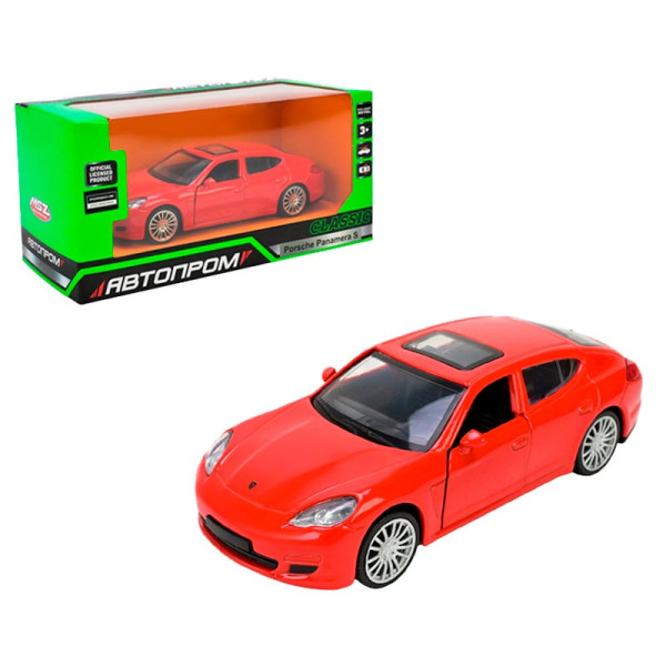Машинка Автопром Porsche Panamera S 5 inch металева 10023_Red