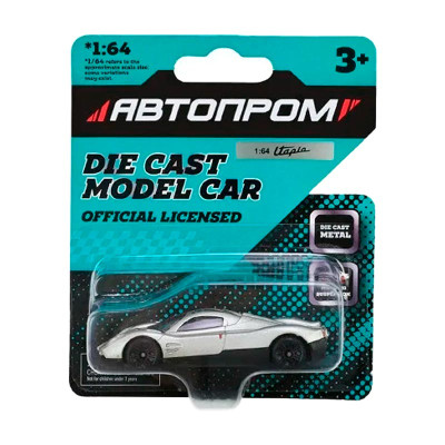 Машинка Автопром 1:64 металева AP6406_Gray