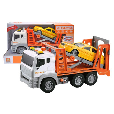 Автовоз інерційний озвучений зі світлом в коробці р.355*145*21см. WY832C