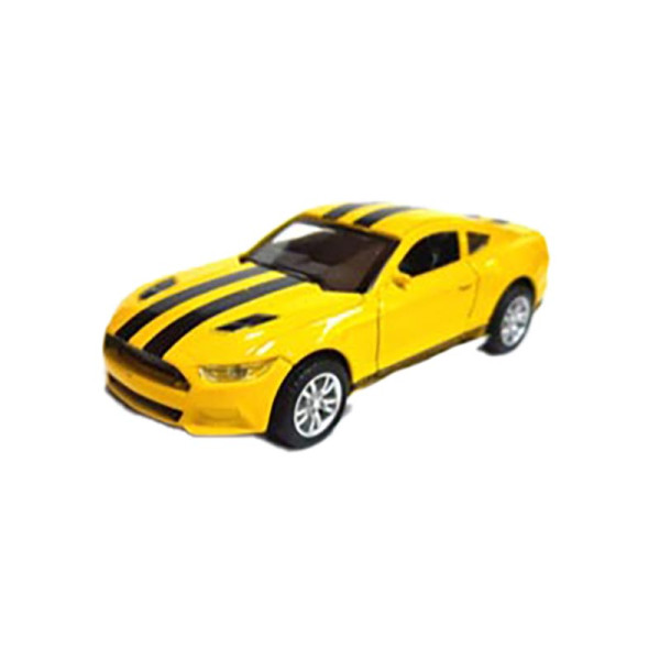 Машина "Mustang" металева інерційна в блоці 12шт р.11*4*3см K137A3_Yellow