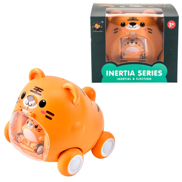 Інерційна машинка «Тигреня» з запуском HC-311_Orange