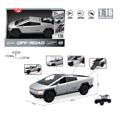 Інерційна машинка Джип Кібертрак зі світлом і звуком WY1141A Інерційна машинка Джип Кібертрак зі світлом і звуком WY1141A