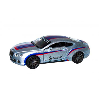 Модель легкова 5" 2012 Bentley Continental GT Speed металева KT5369FW_Silver