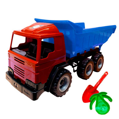 Дитяча Вантажівка Оріон "Сканія" самоскид 62 см 143_Red-Blue