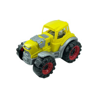 Іграшковий Трактор Оріон Texas "Молоковоз" з причепом 353_Yellow-Blue