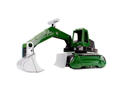 Іграшковий екскаватор ТехноК з рухомими деталями зелений 9208 Іграшковий екскаватор ТехноК з рухомими деталями зелений 9208