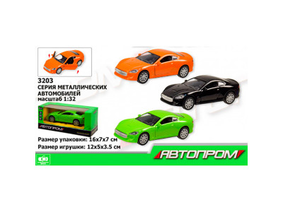 Іграшка машина метал арт 3203 Автопром 3203