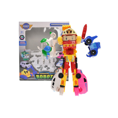 Трансформер "Robocar Poli 6в1" у коробці. L83608-6C