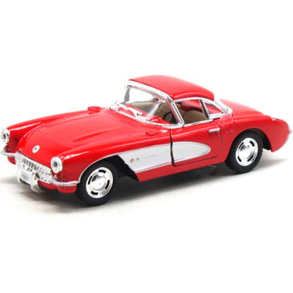 Модель легкова CHEVROLET CLASSIC-COLLECTION 5" інерційна металева KT5458W_Corvette Red Модель легкова CHEVROLET CLASSIC-COLLECTION 5" інерційна металева KT5458W_Corvette Red