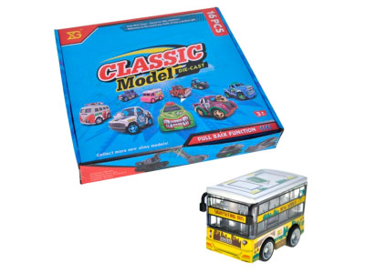 Машинка Автобус металевий інерційний XG879-017_Yellow Машинка Автобус металевий інерційний XG879-017_Yellow