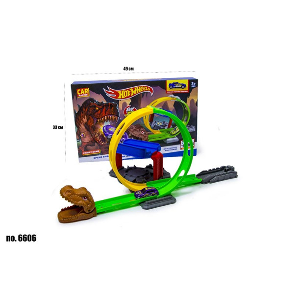 Автотрек HOT WHEELS з машинкою та петлею 6606 Автотрек HOT WHEELS з машинкою та петлею 6606