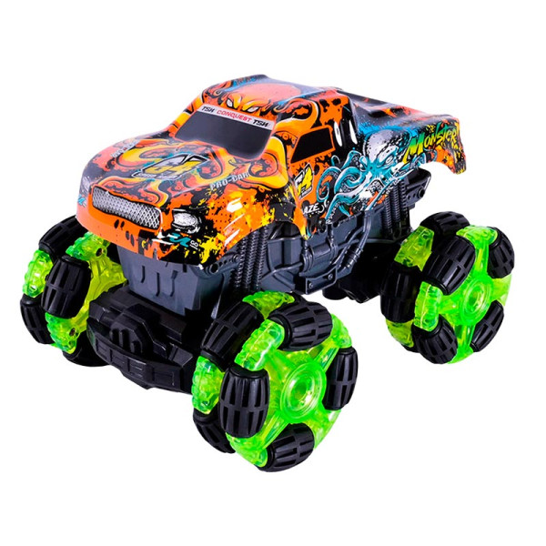 Машинка джип на радіокеруванні на акумуляторі зі світлом USB-зарядка 000-031_Orange-Green Машинка джип на радіокеруванні на акумуляторі зі світлом USB-зарядка 000-031_Orange-Green