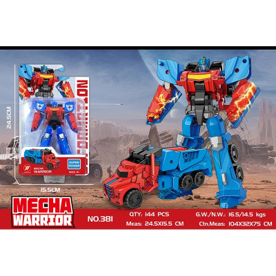 Робот трансформер червоно-синій 381 Робот трансформер червоно-синій 381
