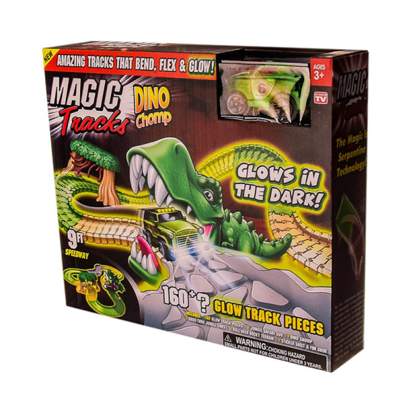 Іграшка трек Dino Chomp світеться у темряві PT163X Іграшка трек Dino Chomp світеться у темряві PT163X