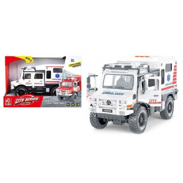 Машина швидка допомога інерційна озвучена зі світлом в коробці RJ5521A р RJ5521A Машина швидка допомога інерційна озвучена зі світлом в коробці RJ5521A р RJ5521A