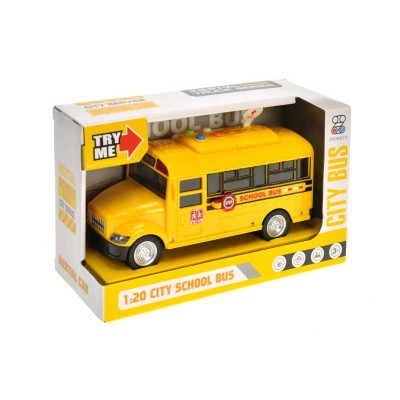 Шкільний автобус інерційний в коробці ZY220A р.24*95*145см ZY220A Шкільний автобус інерційний в коробці ZY220A р.24*95*145см ZY220A