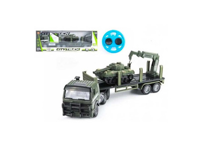 Автовоз військовий на радіокеруванні з танком в коробці 551-B2 р.59*14*20см 551-B2 Автовоз військовий на радіокеруванні з танком в коробці 551-B2 р.59*14*20см 551-B2