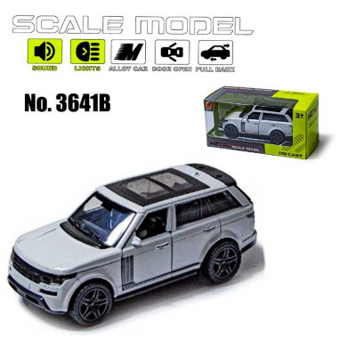 Машинка Scale model 3641B white світло, звук 3641B white