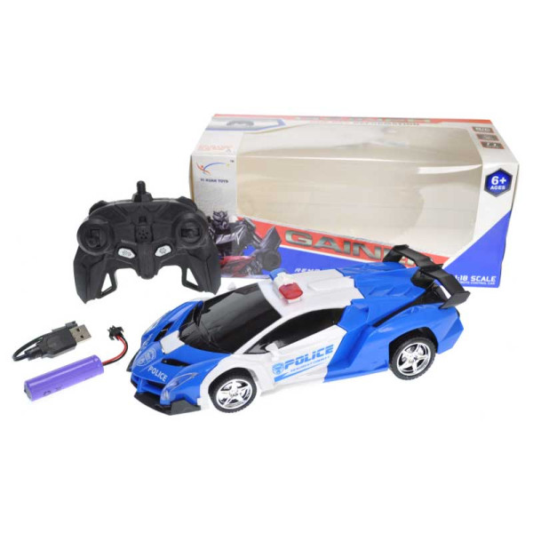 Машина трансформер на радіокеруванні акумулятор р.22*9*6см 666-5