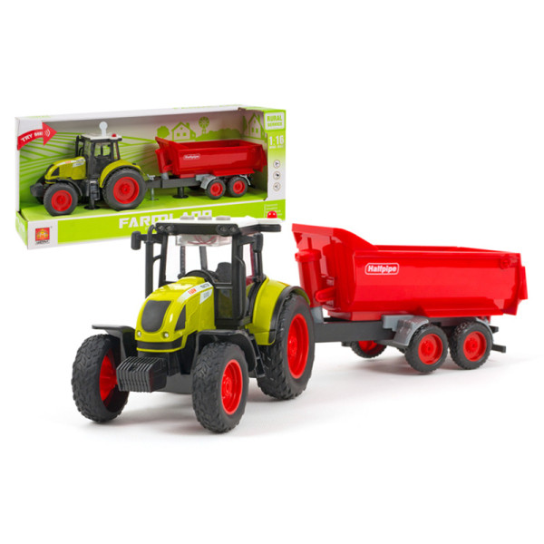 Трактор інерційний озвучений зі світлом у коробці WY900B