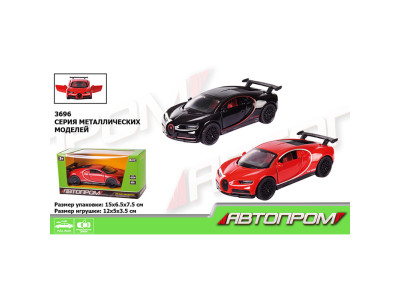 Машина метал "АВТОПРОМ"1:362колвідкр.двері в кор. 3696