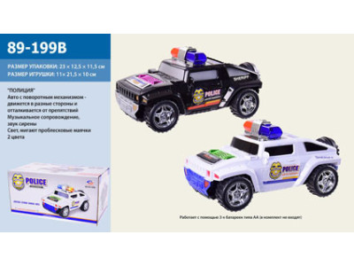 Машина з музично-світловим ефектом у коробці 89-199B