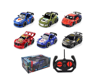 Радіокерована легкова машина "Супергерої" зі світловими ефектами ZR2063