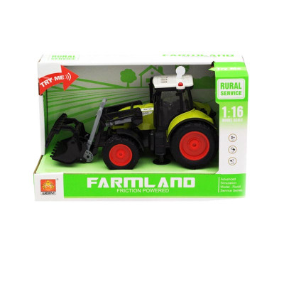 Машинка трактор з ковшом зі світлом і звуком WY901